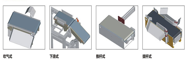  检重秤的剔除方式