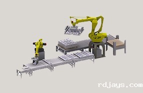 码垛机器人的图片